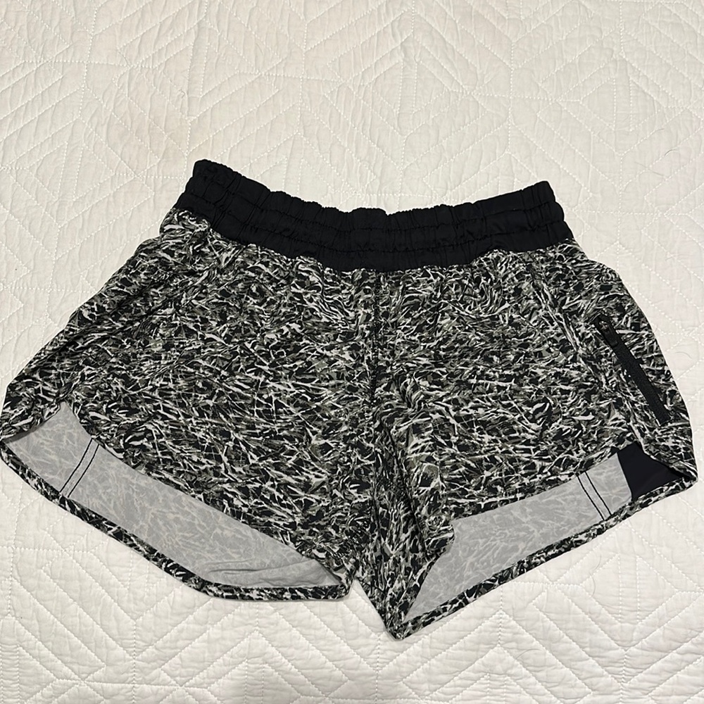 Lululemon green pattern shorts